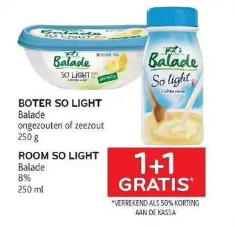 Boter so light balade ongezouten of zeezout 250 g