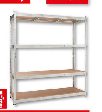 Hubo Gegalvaniseerd rek Heavy duty 180 x 160 x 60cm aanbieding
