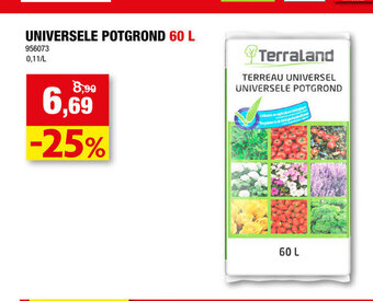 Hubo Universele potgrond 60L aanbieding
