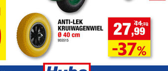 Anti-lek kruiwagenwiel 40cm