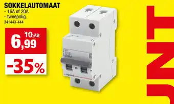 Sokkelautomaat 16A of 20A