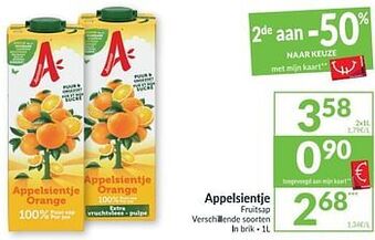 Appelsientje fruitsap 1L