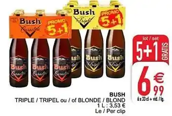 Bush triple - tripel ou - of blonde - blond 6 X 33 CL