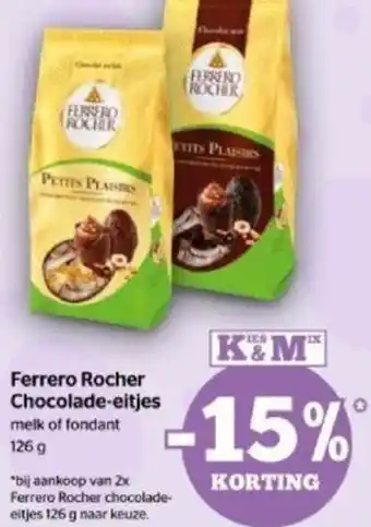 Ferrero Rocher Chocolade-Eitjes Melk of Fondant 126g