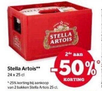 Spar Stella Artois 24 x 25cl aanbieding