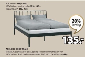 Jysk Abildro bedframe aanbieding