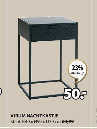 Jysk Virum nachtkastje aanbieding