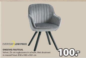 Jysk Onsevig fauteuil aanbieding