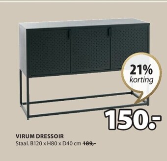 Jysk Virum dressoir aanbieding