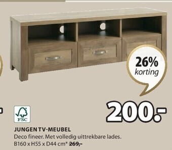 Jysk Jungen tv-meubel aanbieding
