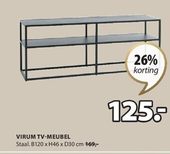Jysk Virum tv-meubel aanbieding
