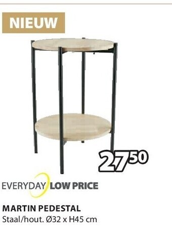 Jysk Martin pedestal aanbieding