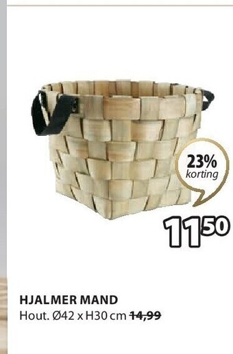 Jysk Hjalmer mand aanbieding