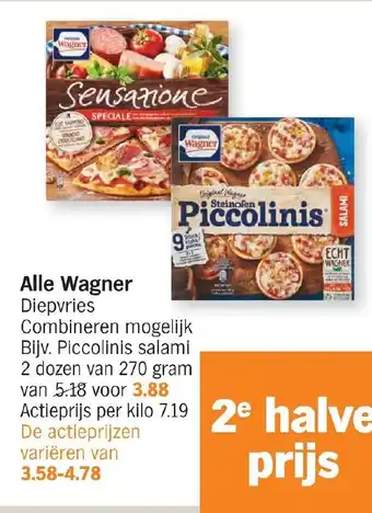 Albert Heijn Alle wagner 270 gram aanbieding