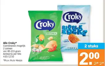 Albert Heijn Alle croky 80-120 gram aanbieding