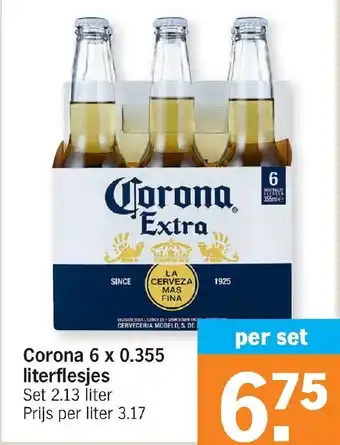 Albert Heijn Corona 6x0,355 literflesjes aanbieding