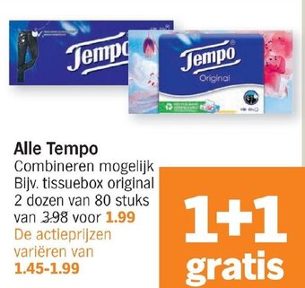 Albert Heijn Alle tempo aanbieding