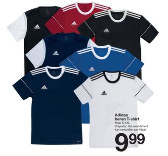 Zeeman Adidas heren t-shirt aanbieding