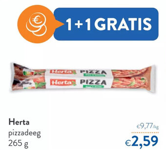 Herta pizzadeeg 265g