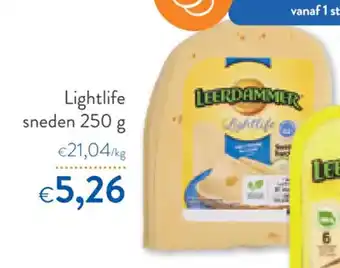 OKay Leerdammer lightlife sneden 250g aanbieding