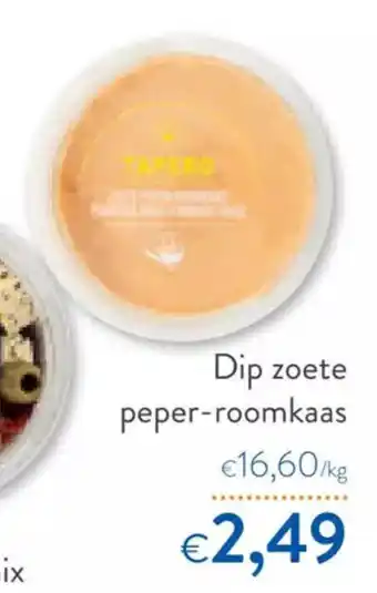 OKay Tapero dip zoete peper-roomkaas 150g aanbieding