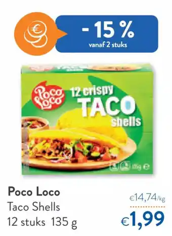 Poco loco taco shells 12 stuks 135g