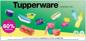 Carrefour Tupperware spaaractie aanbieding