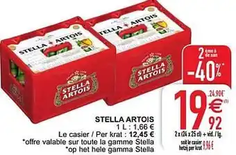 Cora Stella artois 2 (24X25 CL) aanbieding