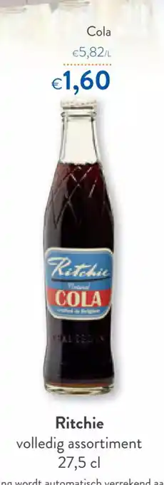 OKay Ritchie cola 27,5cl aanbieding