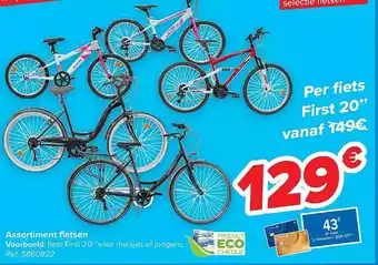 Carrefour Assortiment fietsen aanbieding