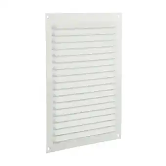 GAMMA Renson ventilatierooster opbouw aluminium wit 20x25 cm aanbieding