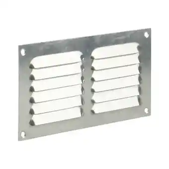 Renson ventilatierooster opbouw aluminium zilver 20x10 cm