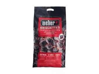 Hubo Weber houtskoolbriketten 8kg aanbieding