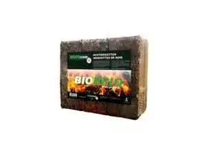 Hubo Biobriq houtbriketten 9kg aanbieding