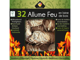 Hubo Forever aanmaakblokjes houtwol 32 stuks aanbieding