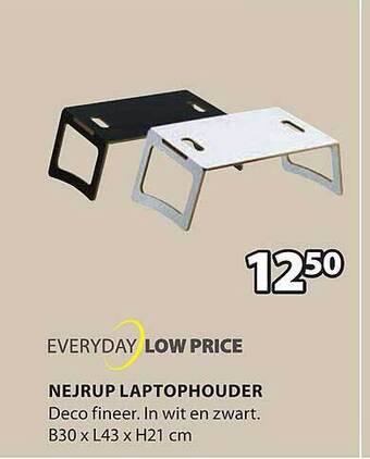 Jysk Nejrup laptophouder aanbieding