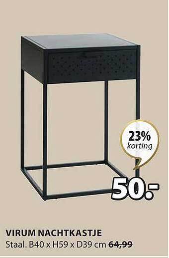 Jysk Virum nachtkastje aanbieding