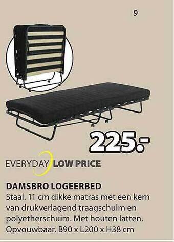 Jysk Damsbro logeerbed aanbieding