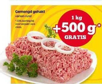 Spar Gemengd gehakt aanbieding