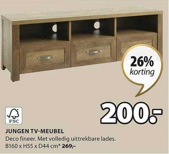 Jysk Jungen tv-meubel aanbieding