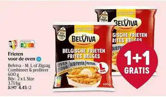 Delhaize Frieten voor de oven belviva - m, l of zigzag aanbieding