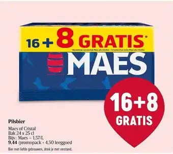 Delhaize Maes of cristal aanbieding