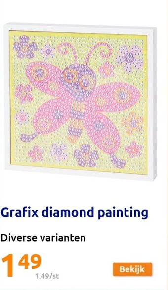Action Grafix diamond painting aanbieding
