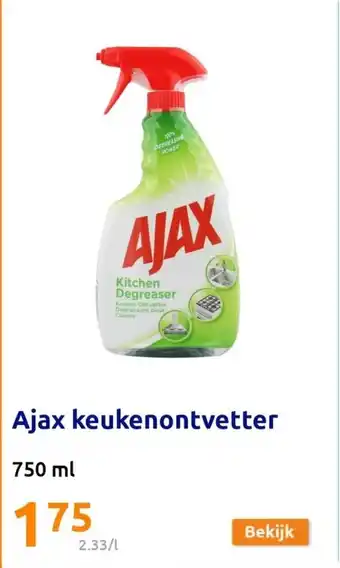 Action Ajax keukenontvetter 750ml aanbieding