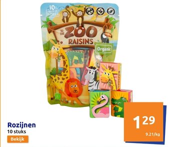 Action Rozijnen 10 stuks aanbieding