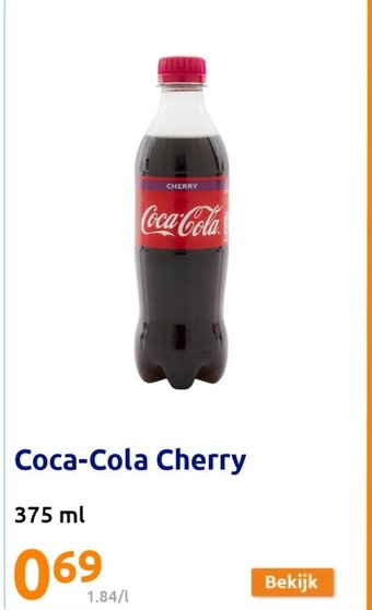 Action Coca-cola cherry 375ml aanbieding