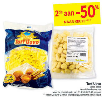Intermarché Tort'uovo verse pasta aanbieding