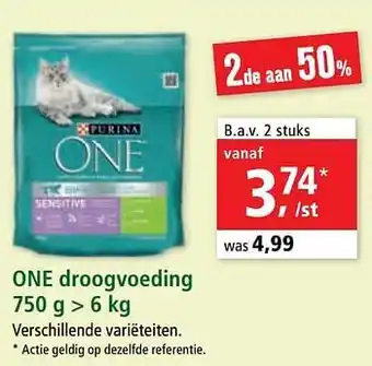 Maxi Zoo One droogvoeding 750 g > 6 kg aanbieding