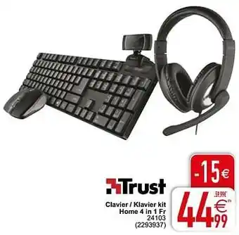 Cora Trust clavier - klavier kit home 4 in 1 fr aanbieding