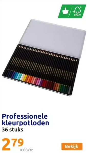 Professionele kleurpotloden